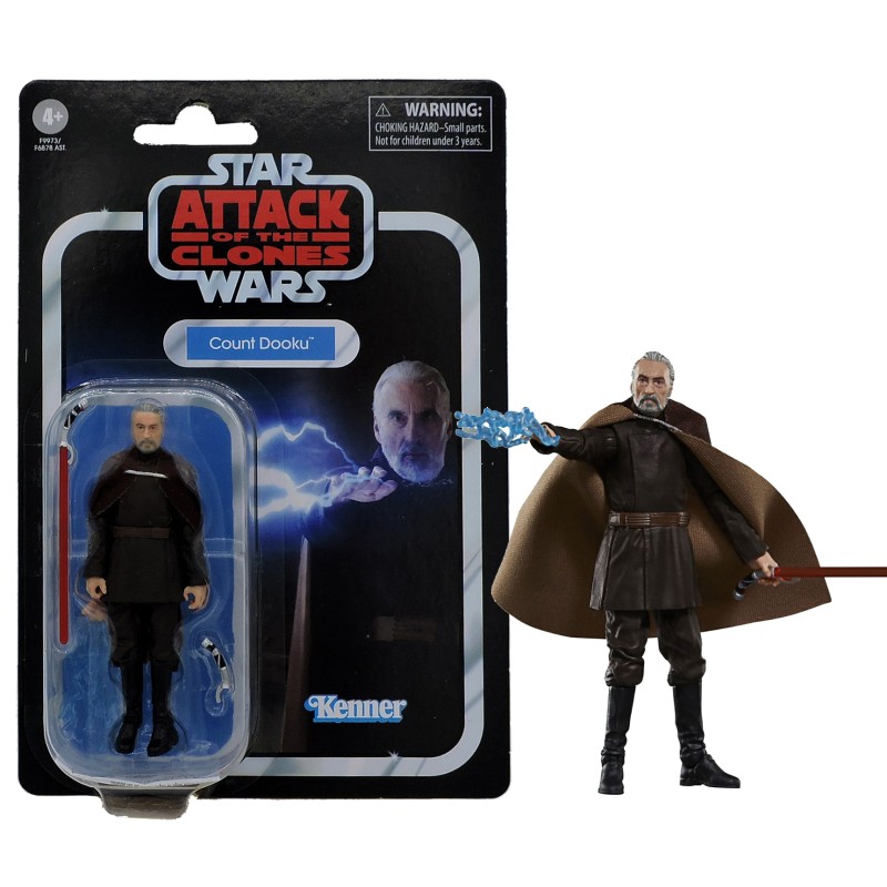 Vc307 Count Dooku Action Figure 10cm Star Wars The Vintage Collection Attack Of The Clones F9973