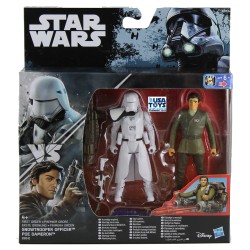 B8612 SNOWTROOPER OFFICER - POE DAMERON 2Pack Action Figure 10cm 3" 3/4 Star Wars Rogue 1 Hasbro