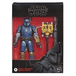 Star Wars 15cm HEAVY INFANTRY MANDALORIAN Paz Wizsla Exclusive Action Figure Black Series 6" E6996