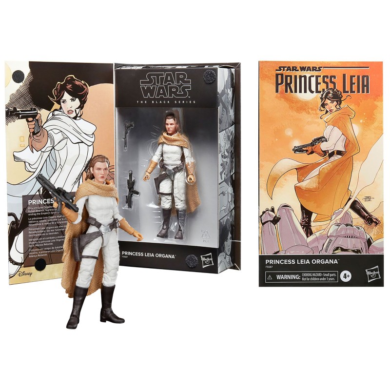 Star Wars 15cm PRINCESS LEIA ORGANA 50Th LUCASFILM Action Figure Black Series 6" F5587